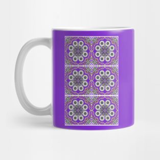 mexican aztec flowers ecopop Mug